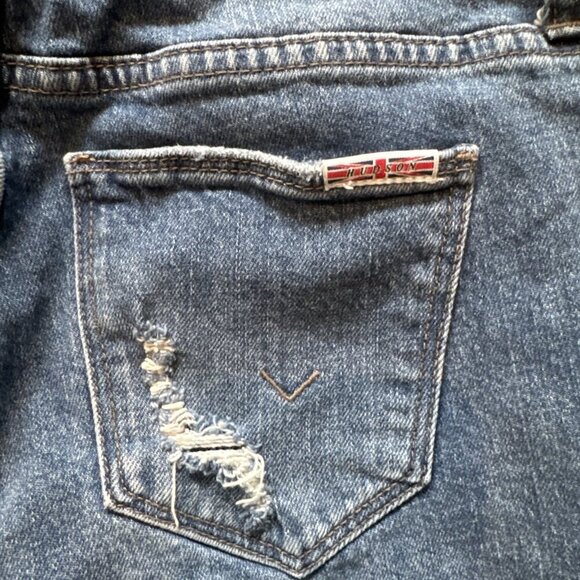 HUDSON Womens Krista Super Skinny Low Rise Blue Jeans Size 28, Denim - Picture 15 of 16
